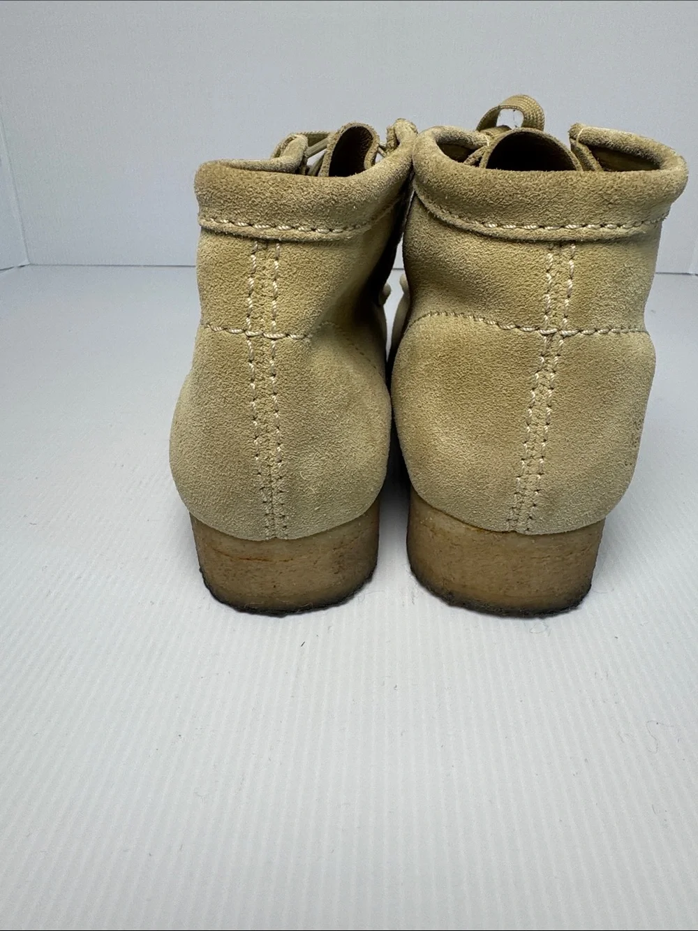 KEINEMUSIK Wallabee Boot x Clarks Originals Rare Men's Beige Suede Chukka US 8